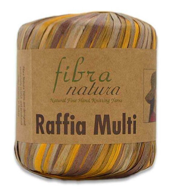 Fibra Natura Raffia Multi Ebruli Rafya İp 117-04