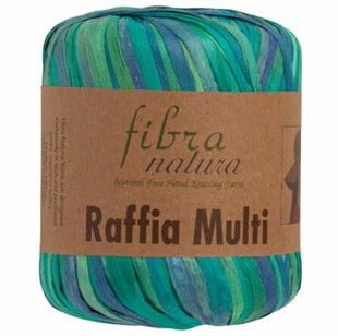 Fibra Natura Raffia Multi Ebruli Rafya İp 117-05 - Thumbnail