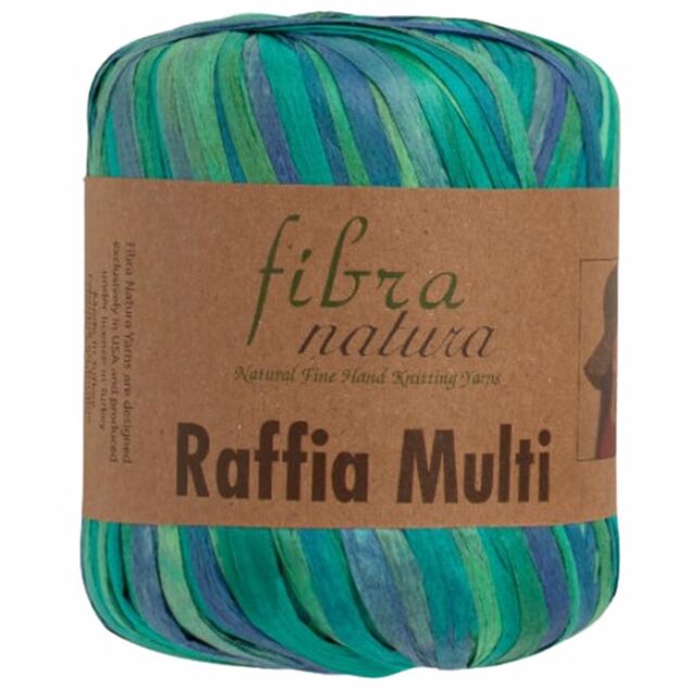 Fibra Natura Raffia Multi Ebruli Rafya İp 117-05