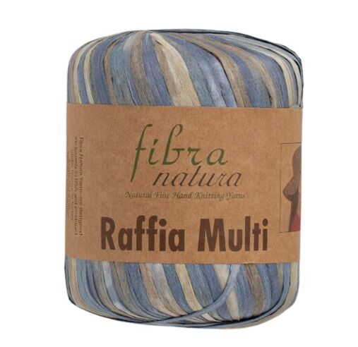 Fibra Natura Raffia Multi Ebruli Rafya İp 117-09