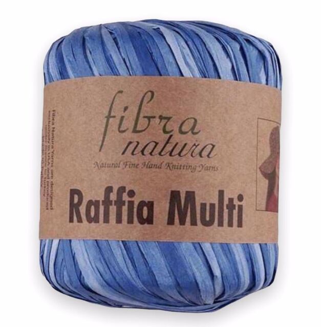 Fibra Natura Raffia Multi Ebruli Rafya İp 117-22