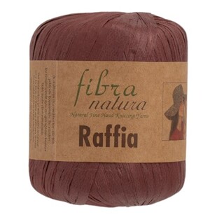 Fibra Natura Raffia 40 Gram Rafya İp Bordo 116-03 - Thumbnail