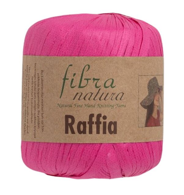 Fibra Natura Raffia 40 Gram Rafya İp Fuşya 116-07