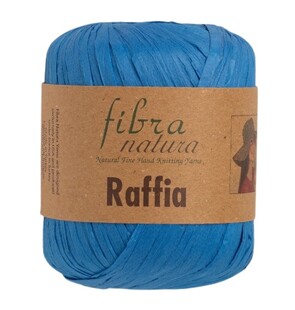 Fibra Natura Raffia 40 Gram Rafya İp Mavi 116-10 - Thumbnail