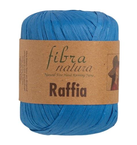 Fibra Natura Raffia 40 Gram Rafya İp Mavi 116-10