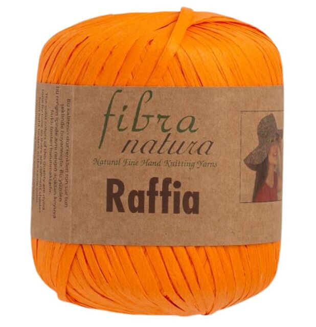 Fibra Natura Raffia 40 Gram Rafya İp Turuncu 116-19