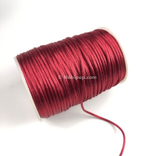 HOBİPOP - Floş İp (Sıçan Kuyruğu) Takı ve Emzik İpi Bordo HOBİPOP - Floş İp (Sıçan Kuyruğu) Takı ve Emzik İpi Bordo