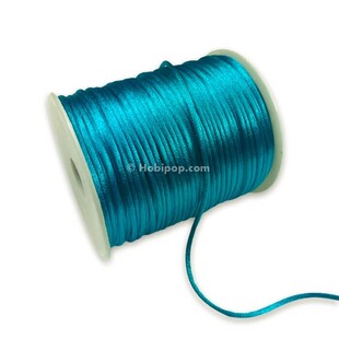 HOBİPOP - Floş İp (Sıçan Kuyruğu) Takı ve Emzik İpi Turkuaz HOBİPOP - Floş İp (Sıçan Kuyruğu) Takı ve Emzik İpi Turkuaz