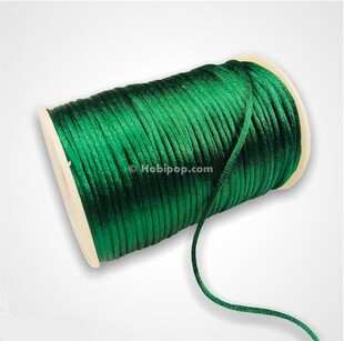 HOBİPOP - Floş İp (Sıçan Kuyruğu) Takı ve Emzik İpi Zümrüt Yeşil HOBİPOP - Floş İp (Sıçan Kuyruğu) Takı ve Emzik İpi Zümrüt Yeşil