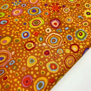 Free Spirit - Free Spirit Patchwork Kumaş Nazar Turuncu Free Spirit - Free Spirit Patchwork Kumaş Nazar Turuncu