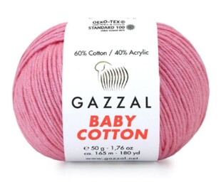 GAZZAL - Gazzal Baby Cotton Örgü İpi 3468 GAZZAL - Gazzal Baby Cotton Örgü İpi 3468