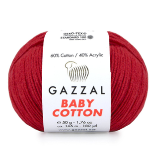 GAZZAL - Gazzal Baby Cotton Örgü İpi 3439 GAZZAL - Gazzal Baby Cotton Örgü İpi 3439