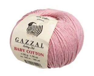 GAZZAL - Gazzal Baby Cotton Örgü İpi 3444 GAZZAL - Gazzal Baby Cotton Örgü İpi 3444