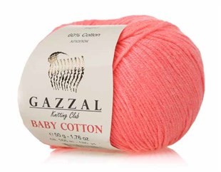 GAZZAL - Gazzal Baby Cotton Örgü İpi 3460 GAZZAL - Gazzal Baby Cotton Örgü İpi 3460