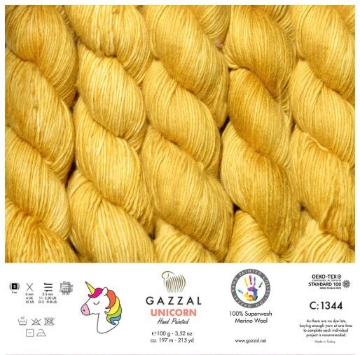 Gazzal Unicorn Oil Yellow 1344