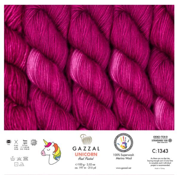 Gazzal Unicorn Red Plum 1343