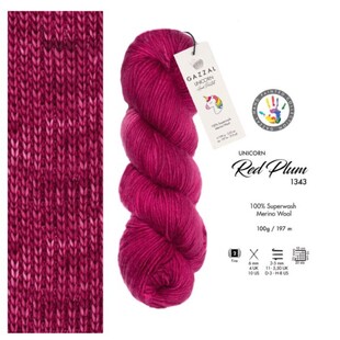 Gazzal Unicorn Red Plum 1343 - Thumbnail