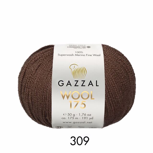 Gazzal Wool 175 El Örgü İpi 309