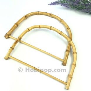 HOBİPOP - Gerçek Bambu Çanta Sapı D HOBİPOP - Gerçek Bambu Çanta Sapı D