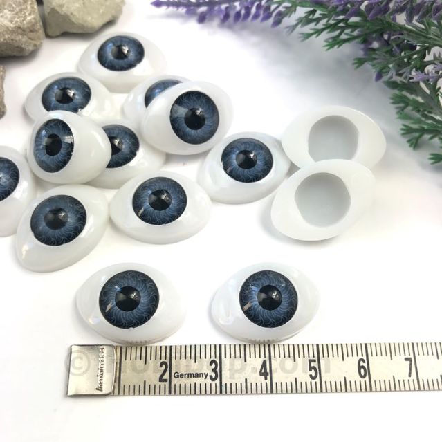 Gerçekçi Amigurumi Bebek Gözü Gri 2.4 cm