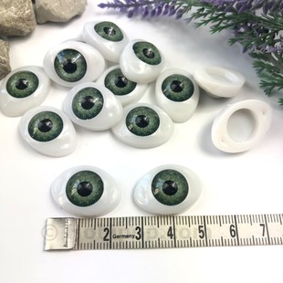 Gerçekçi Amigurumi Bebek Gözü Yeşil 2.4 cm - Thumbnail