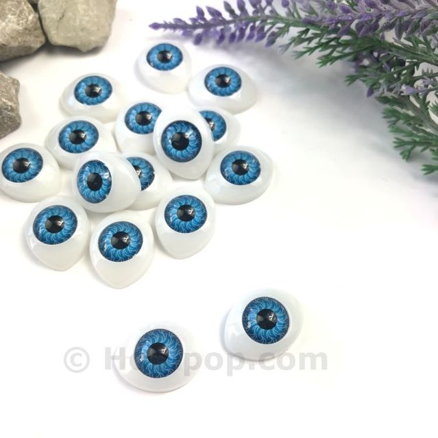 Gerçekçi Amigurumi Bebek Gözü Mavi 2 cm