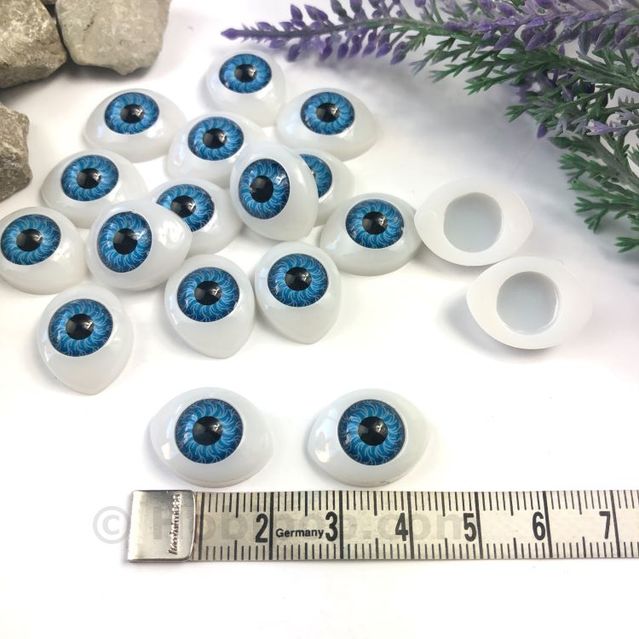 Gerçekçi Amigurumi Bebek Gözü Mavi 2 cm