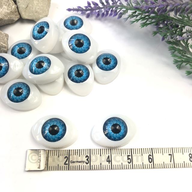 Gerçekçi Amigurumi Bebek Gözü Mavi 2.4 cm