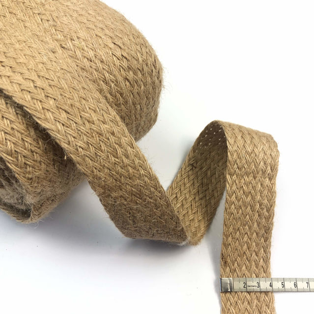 Örme Jüt Hasır Şerit 3.8 cm
