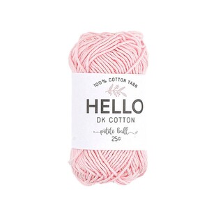 HELLO - Hello DK Pamuk İpliği 25 Gram Mini Yumak No: 101 HELLO - Hello DK Pamuk İpliği 25 Gram Mini Yumak No: 101