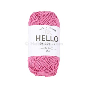 HELLO - Hello DK Pamuk İpliği 25 Gram Mini Yumak No: 103 HELLO - Hello DK Pamuk İpliği 25 Gram Mini Yumak No: 103