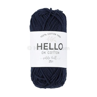 HELLO - Hello DK Pamuk İpliği 25 Gram Mini Yumak No: 153 Lacivert HELLO - Hello DK Pamuk İpliği 25 Gram Mini Yumak No: 153 Lacivert
