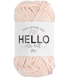 HELLO - Hello DK Pamuk İpliği 25 Gram Mini Yumak No: 161 Ten HELLO - Hello DK Pamuk İpliği 25 Gram Mini Yumak No: 161 Ten