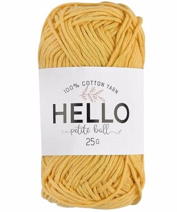 HELLO - Hello DK Pamuk İpliği 25 Gram Mini Yumak No: 164 HELLO - Hello DK Pamuk İpliği 25 Gram Mini Yumak No: 164