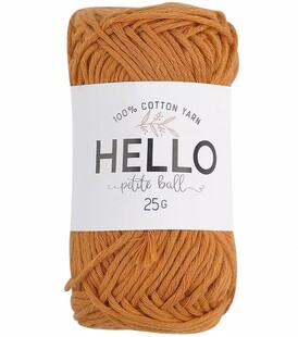 HELLO - Hello DK Pamuk İpliği 25 Gram Mini Yumak No: 166 HELLO - Hello DK Pamuk İpliği 25 Gram Mini Yumak No: 166