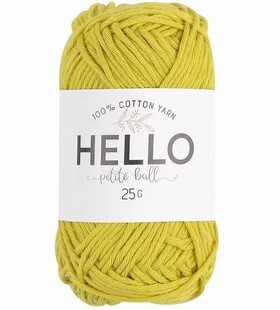 HELLO - Hello DK Pamuk İpliği 25 Gram Mini Yumak No: 169 HELLO - Hello DK Pamuk İpliği 25 Gram Mini Yumak No: 169