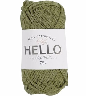 HELLO - Hello DK Pamuk İpliği 25 Gram Mini Yumak No: 172 HELLO - Hello DK Pamuk İpliği 25 Gram Mini Yumak No: 172
