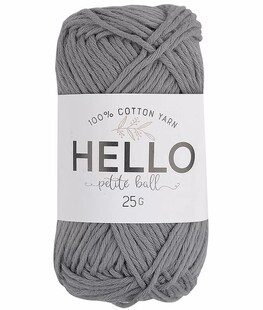 HELLO - Hello DK Pamuk İpliği 25 Gram Mini Yumak No: 176 HELLO - Hello DK Pamuk İpliği 25 Gram Mini Yumak No: 176