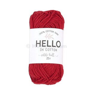 HELLO - Hello DK Pamuk İpliği 25 Gram Mini Yumak No: 114 HELLO - Hello DK Pamuk İpliği 25 Gram Mini Yumak No: 114