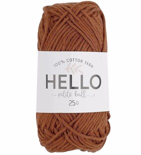HELLO - Hello DK Pamuk İpliği 25 Gram Mini Yumak No: 168 HELLO - Hello DK Pamuk İpliği 25 Gram Mini Yumak No: 168