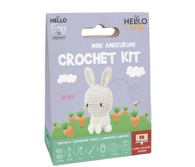 Hello Mini Amigurumi Kiti Binky HC107