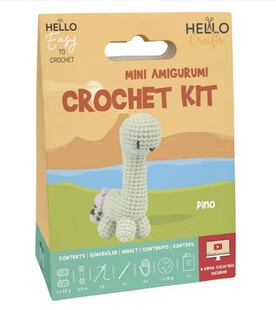 TUVA - Hello Mini Amigurumi Kiti Dino HC131
