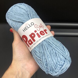 HELLO - Hello Papier Soft Yumuşak Çanta ve Hobi İpi P07 Mavi HELLO - Hello Papier Soft Yumuşak Çanta ve Hobi İpi P07 Mavi