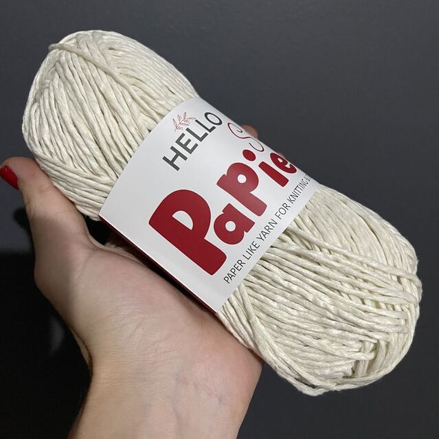 Hello Papier Soft Yumuşak Çanta ve Hobi İpi P13 Krem
