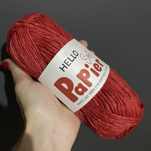 HELLO - Hello Papier Soft Yumuşak Çanta ve Hobi İpi P21 Kırmızı