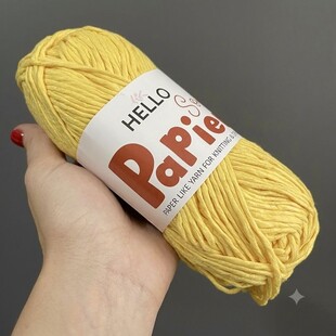 HELLO - Hello Papier Soft Yumuşak Çanta ve Hobi İpi P23 Sarı