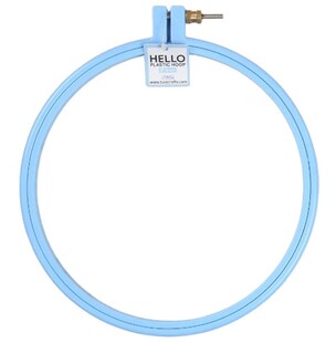 HELLO - Hello Plastik Mavi Nakış Kasnağı 24 cm HELLO - Hello Plastik Mavi Nakış Kasnağı 24 cm