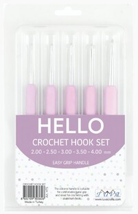 HELLO - Hello Slikon Saplı Örgü Tığı Seti 5 Adet Tığ HELLO - Hello Slikon Saplı Örgü Tığı Seti 5 Adet Tığ