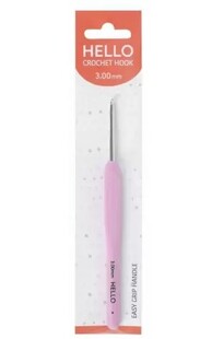 HELLO - Hello Slikon Saplı Örgü Tığı 3.00 mm HELLO - Hello Slikon Saplı Örgü Tığı 3.00 mm