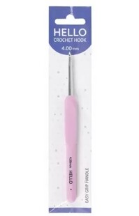 HELLO - Hello Slikon Saplı Örgü Tığı 4.00 mm HELLO - Hello Slikon Saplı Örgü Tığı 4.00 mm